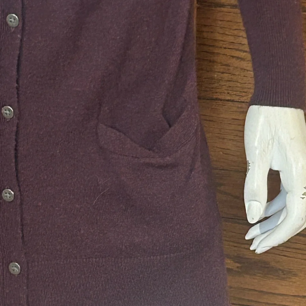 Deep Purple Cardigan unknown brand. - Picture 4 of 5